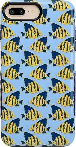 Miniatura 11 de Casely Funda para iPhone 6/7/8 Plus Funda con estampado de festival (solo buenas vibraciones)