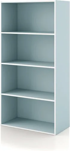 Miniatura 20 de Homes: Inside + Out Apexa - Estantería organizadora de almacenamiento de 2 cubos, estantería apilable de madera para cubos para organización
