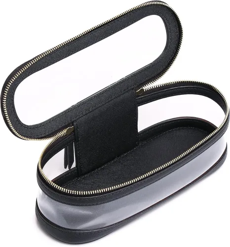 Miniatura 29 de Pinkmik Pequeña bolsa de maquillaje, mini estuche transparente para maquillaje y neceser con cremallera, organizador de bolsos para mujer