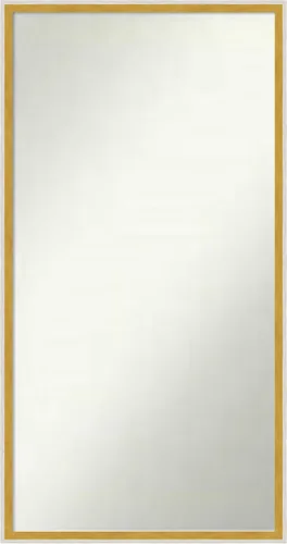 Miniatura 321 de Amanti Art Espejo de baño blanco para sobre el fregadero, 32 x 45 pulgadas, espejo de tocador rectangular blanco esbelto, marco de madera moderno