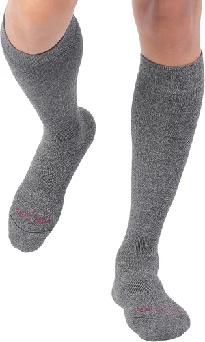 Miniatura 2 de Vital Salveo - Calcetines de lana merina para amantes del aire libre, carbón de bambú, gris oscuro