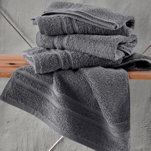 Miniatura 5 de Hawmam Linen Paquete de 4 toallas de mano color gris frío, algodón turco de 16 x 29 pulgadas, suaves, toallas pequeñas para baño