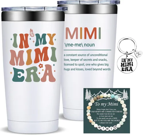 Miniatura 10 de Fufandi Regalos para Mimi, la Mejor Mimi de Todas - Regalos de Navidad, Día de la Madre y Cumpleaños para Mimis, Abuela, Abuelita, Nueva Nana - Taza