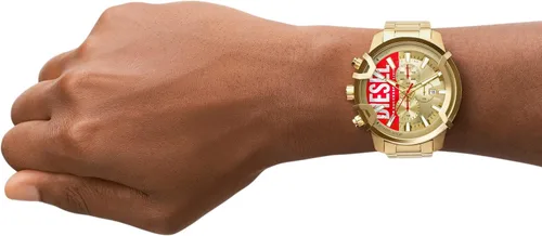 Miniatura 4 de Diesel Reloj cronógrafo de cuarzo de acero inoxidable para hombre, Griffed - DZ4519