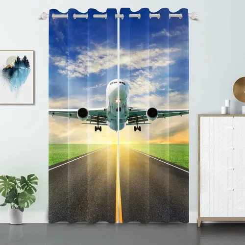 Miniatura 19 de Cortinas opacas de fútbol para dormitorio de niños, con temática deportiva, para sala de fútbol, cortinas de fútbol en blanco y negro