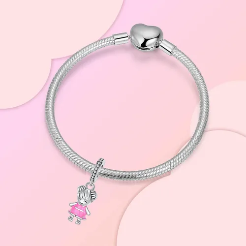 Miniatura 98 de Abalorios de plata de ley 925 con letras de la A ~ Z, para pulseras, collares, Día de San Valentín, Día de la Madre, joyería regalos para mujeres