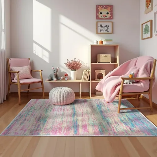 Miniatura 35 de KOZYFLY – Alfombra de pasillo moderna y lavable de diseño abstracto verde, 2 x 5 pies, antideslizante, suave y de pelo corto, ideal para cocina