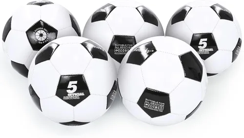 Miniatura 20 de Aoneky Balón de fútbol con bomba 1 paquete con 1 bomba - Blanco/Negro