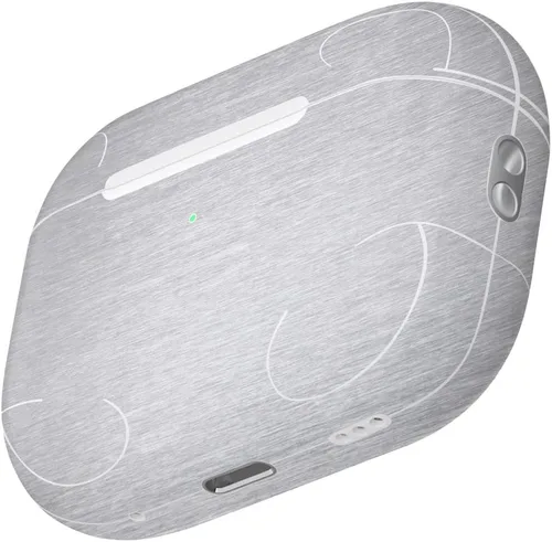 Miniatura 3 de MightySkins - Fundas compatibles con Apple AirPods Pro 2, aluminio cepillado, protectora, duradera y única, fácil de aplicar, quitar y cambiar