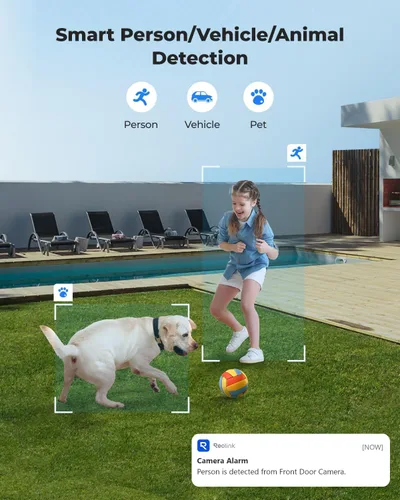Miniatura 4 de REOLINK RLC-843A - Cámara de seguridad PoE 4K con reflectores, zoom óptico 5X, cámara exterior con visión nocturna a color, conversación