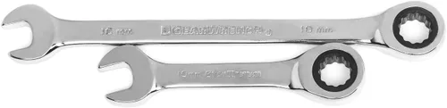 Miniatura 5 de GEARWRENCH Juego de llaves de trinquete estándar y rechonchas, SAE y métricas de 34 piezas - 85034