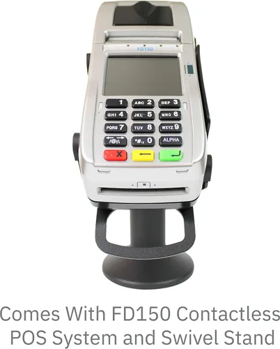 Miniatura 6 de First Data FD150 EMV Máquina terminal de tarjetas de crédito y soporte giratorio
