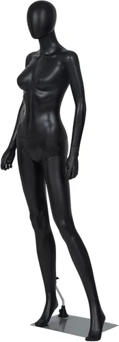 Miniatura 9 de Maniquí femenino de cuerpo completo negro - 70 pulgadas maniquí forma de vestido de exhibición de cuerpo completo maniquí Maniquí Torso Stand
