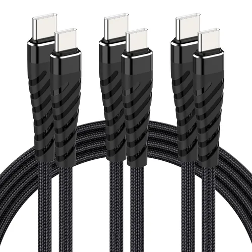 Miniatura 4 de Cable USB C a USB C de 1 pie y 60 W, cable de carga USB C, cable de carga rápida tipo C para iPhone