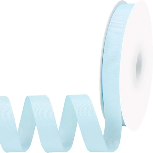 Miniatura 101 de Cinta de grogrén azul real de 1 pulgada x 50 yardas, cinta azul real para envolver, corona, baby shower y otros proyectos 2-Azul real