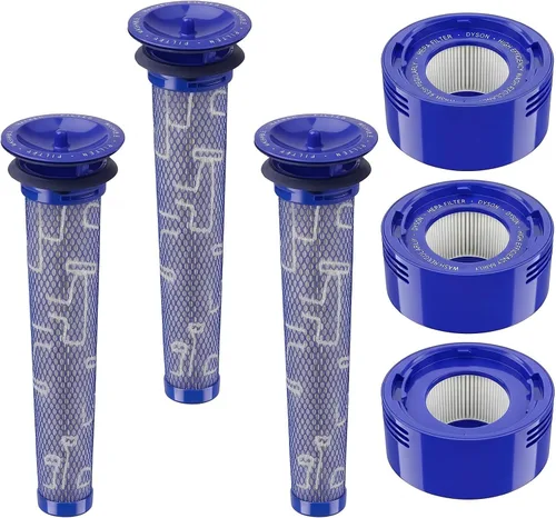 Miniatura 7 de Hechuang Kit de filtros para aspiradora Dyson V7, V8 Animal y Absoluta, 2 piezas de repuesto (DY-96566101) y 2 paquetes de post- filtro