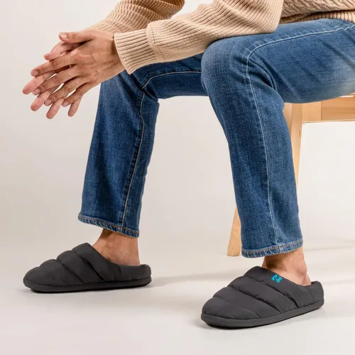Miniatura 2 de RockDove Pantuflas de plumón de espuma viscoelástica para hombre