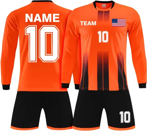Miniatura 13 de Camisetas de fútbol personalizadas para hombres, mujeres, niños, camisetas de fútbol personalizadas, pantalones cortos, uniformes