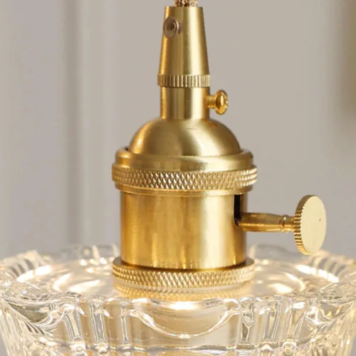 Miniatura 5 de Moderno paquete de 2 lámparas colgantes de isla de cocina, candelabro vintage de latón cepillado, mini lámpara colgante de pantalla de vidrio