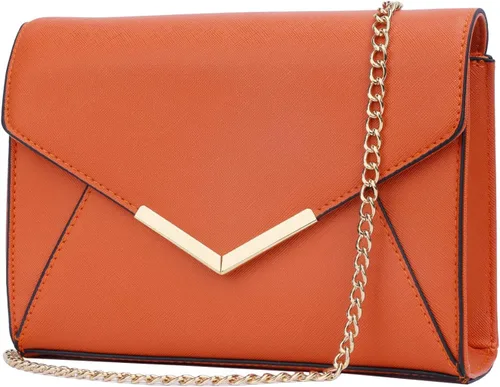Miniatura 7 de KKXIU Bolso Clutch de Noche Tipo Sobre de Cuero Sintético Elegante para Mujer, Bolso Plegable para Fiesta, Boda, Graduación