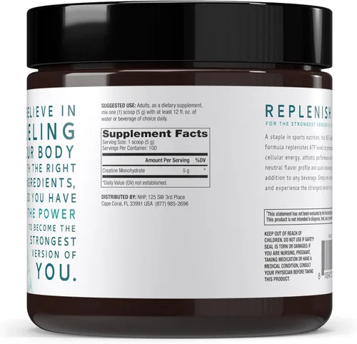 Miniatura 2 de Dr. Mercola Pure Power Monohidrato de creatina - Apoya la fuerza y el rendimiento - Sin sabor - Certificado NSF - Polvo de disolución rápida - 17.60