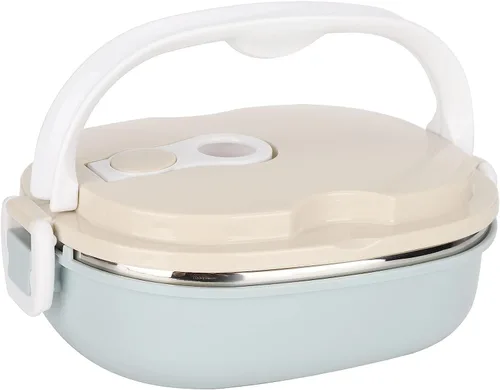 Miniatura 8 de Lonchera de 60.9 fl oz, recipientes de almuerzo de acero inoxidable 304 para adultos, portátil, a prueba de fugas, ecológica, para alimentos fríos