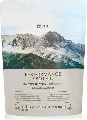 Form Performance Protein - Proteína Vegana en Polvo - 30 g de Proteína a Base de Plantas por Porción, con BCAAs. Perfecto Después del Entrenamiento.