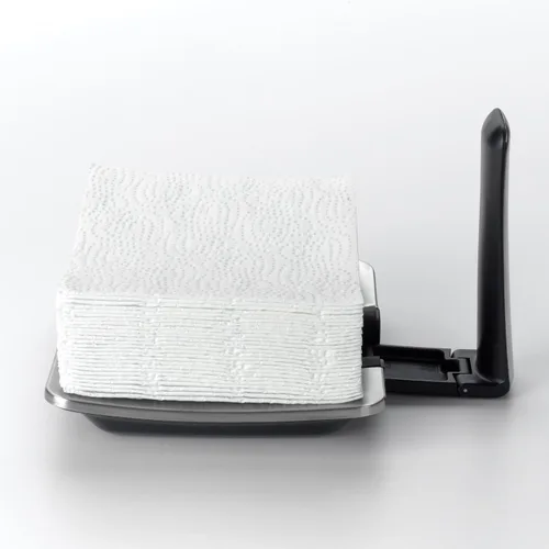 Miniatura 6 de OXO Good Grips – servilletero Simplypull, A, Plateado/Negro