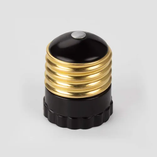 Miniatura 8 de DiCUNO Adaptador de enchufe E26 a E12 con certificación UL, negro, estándar (mediano) base E26 a candelabro E12 convertidor de enchufe de luz