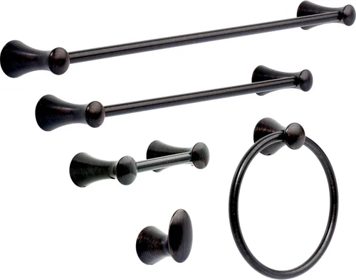 Miniatura 2 de Delta Faucet - Accesorios de baño 73818-RB Lahara 45.7 cm/18" Toallero de baño, Toallero Barra Bronce veneciano