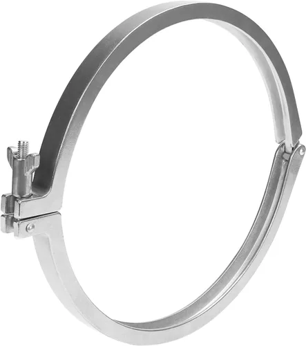 Miniatura 8 de DERNORD Abrazadera Sanitaria de Acero Inoxidable de Un Solo Pin Tri Clamps Trébol (Tubo OD: 3")
