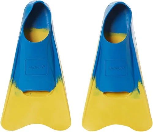Miniatura 17 de Sporti Aletas de natación cortas para adultos y niños para natación en piscina, aletas flotantes para natación y snorkel, aletas de natación