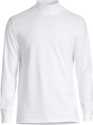 Miniatura 4 de Lands' End - Camisa de mezcla de algodón Super-T con cuello alto de imitación para hombre