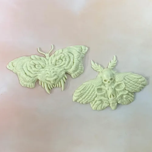 Miniatura 5 de Broche de mariposa de tigre y calavera 3D, molde de silicona de resina epoxi para manualidades de azúcar de fondant, decoración de pasteles, arcilla