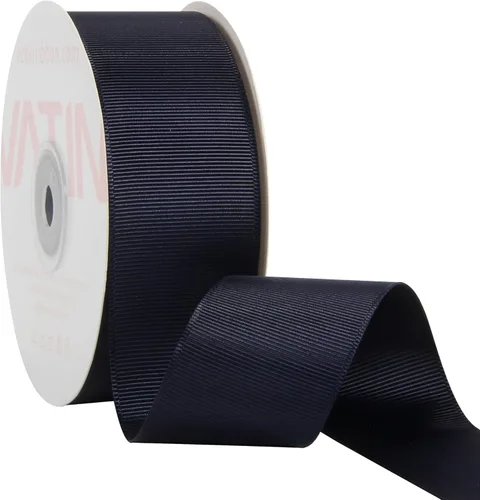 Miniatura 34 de Vatin - Rollo de cinta de grogrén, rollos de 25-50 yardas, perfecto para decoración de bodas, coronas, baby showers, envolturas de paquete de regalo