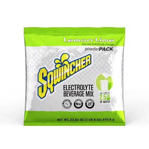 Miniatura 7 de Sqwincher Paquete de polvo, sabor a ponche de frutas, bajo en calorías, bajo en sodio, mezcla de bebidas hidratantes para reposición