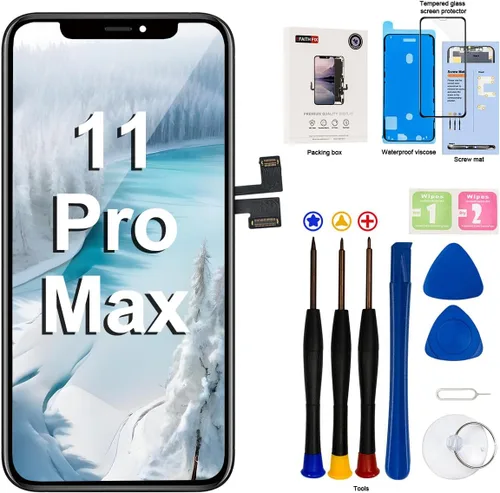 Miniatura 10 de EFAITHFIX para iPhone 11 Reemplazo de pantalla LCD de 6.1 pulgadas, ensamblaje de marco, pantalla LCD y digitalizador de pantalla táctil 3D con kit