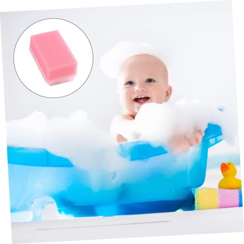 Miniatura 4 de Cepillo de esponja de masaje para entrenamiento sensorial, 2 piezas, para exfoliación corporal suave y estimulación de la piel, portátil y ligero