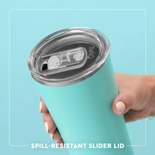 Miniatura 5 de Swig Life - Vaso aislante de 22 onzas, vaso de viaje para café con tapa, taza de café para viaje compatible con portavasos, de acero inoxidable