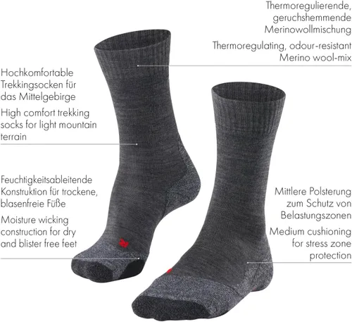Miniatura 4 de Falke Hombre Calcetines de trekking, Deportes sistema ergonómico, 3948Selección