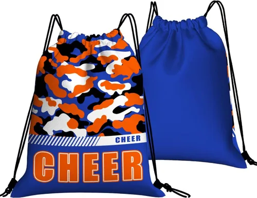 Miniatura 38 de Mochila con cordón impermeable para gimnasio, bolsas con cordón, bolsa de cuerda deportiva, mochila de camuflaje, Bolsas con cordón Cheer - Bolsas
