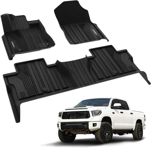 Miniatura 25 de LASFIT Alfombrillas de piso para Toyota Tacoma 2008-2011 Cabina de Acceso Transmisión Automática, Forro de Piso de Ajuste Personalizado para Todo