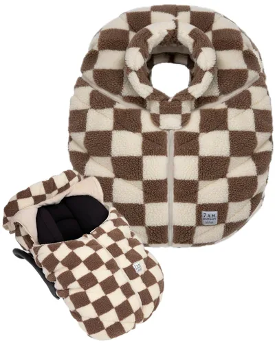 Miniatura 17 de 7AM Enfant Fundas de asiento de automóvil, funda de bebé Cocoon para niños y niñas, repelente de lluvia y nieve, transpirable, resistente al viento