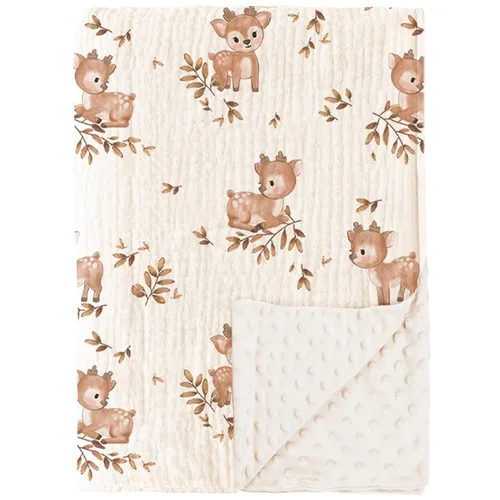 Miniatura 18 de Konssy Mantas para Bebé Unisex para Niños y Niñas, Mantas de Guardería Minky Súper Suaves con Frente de Algodón de Muselina y Respaldo de Vellón