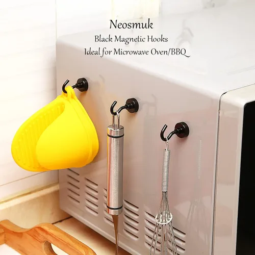 Miniatura 4 de Neosmuk Ganchos magnéticos, esenciales para cruceros, más de 32 libras, ganchos magnéticos resistentes para cabinas de cruceros, refrigerador