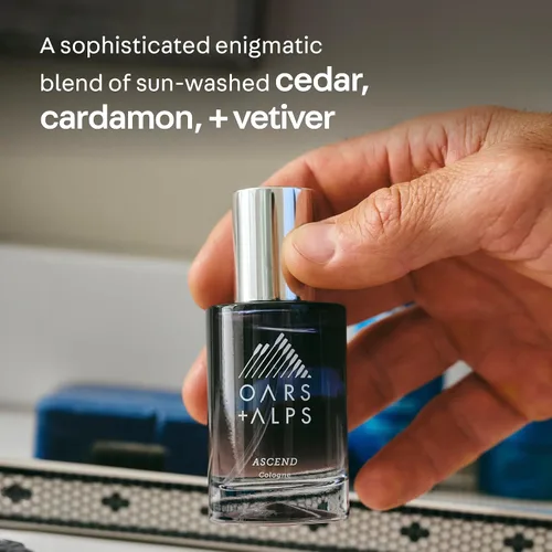 Miniatura 3 de Oars + Alps Ascend - Colonia y spray corporal para hombre, colonia de tamaño de viaje para hombres, fragancia cálida, perfumada con mandarina