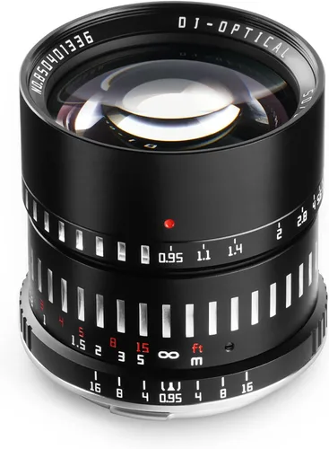 TTArtisan Accesorio de lente manual F0.95 APS-C de 1.969 in de longitud vertical para cámaras compatibles Sony E Mount con A5000 A5100 A6000 A6100