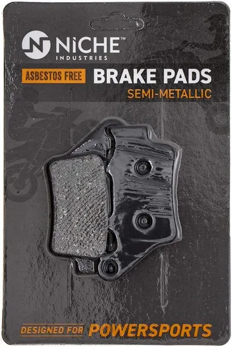 Miniatura 2 de NICHE Juego de pastillas de freno para BMW F650CS F650GS F650ST G650X 34117697086 34217707908 Delantero trasero Orgánico