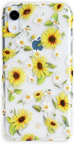 Miniatura 13 de Velvet Caviar Funda brillante iridiscente para iPhone XR, funda protectora estética para mujer (cuarzo ópalo azul)
