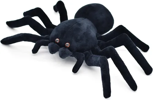 HWD Muñeca de araña suave, lindos animales de peluche, juguetes de broma de felpa, regalos para niños, niños pequeños, cumpleaños, Halloween,